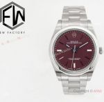 (EWF)Rolex Oyster Perpetual 39 mm watch Red Grape Dial 904L Cal.3132 Movement
